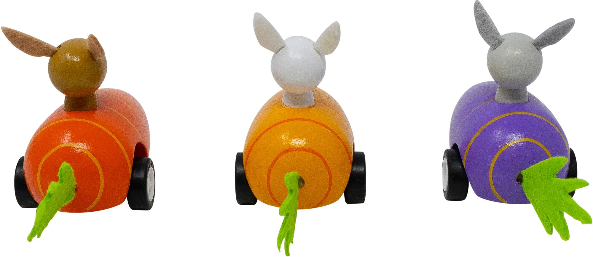Bunny in Carrot Pullback Toy - Image 4