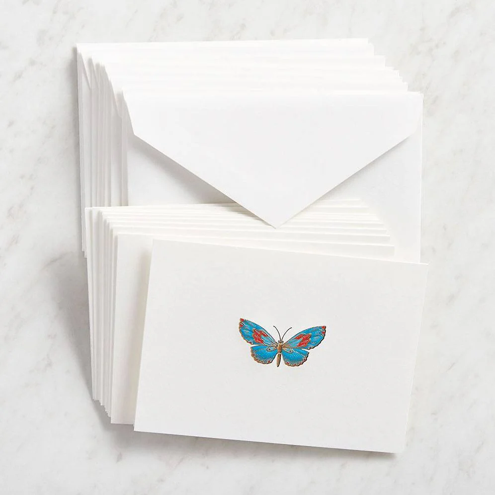 Engraved Butterfly Stationery - Image 3
