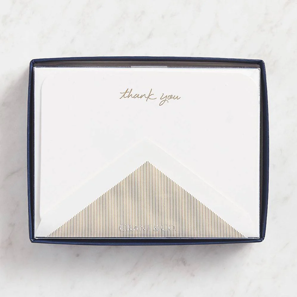 Gold Foil Thank You Note Set - Image 4