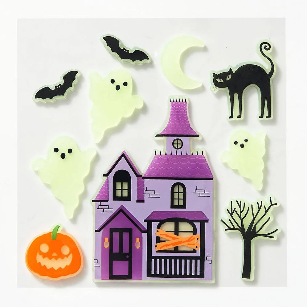 Haunted House Window Gel Clings - Image 6
