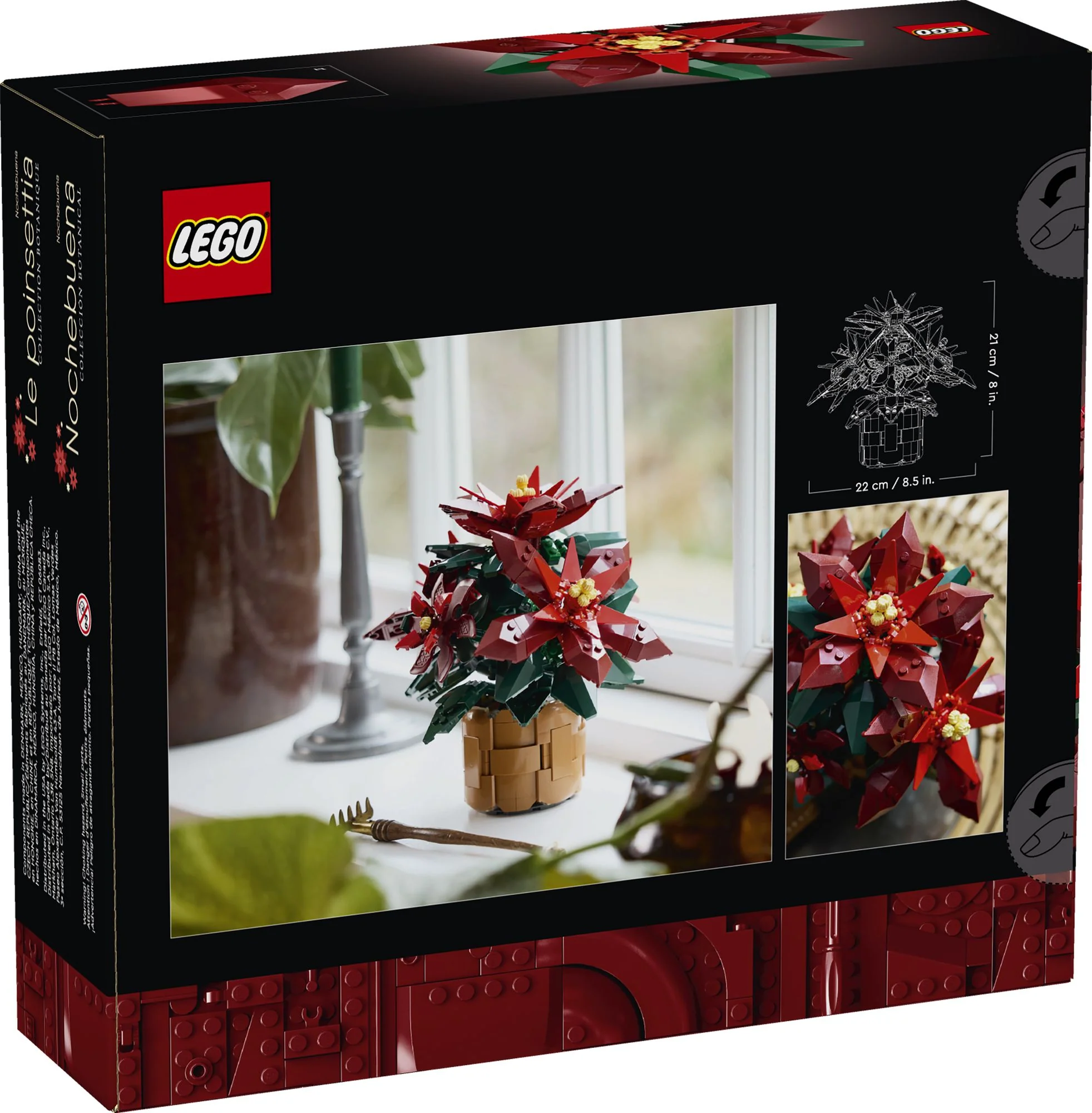 LEGO Icons Poinsettia 10370 - Image 7