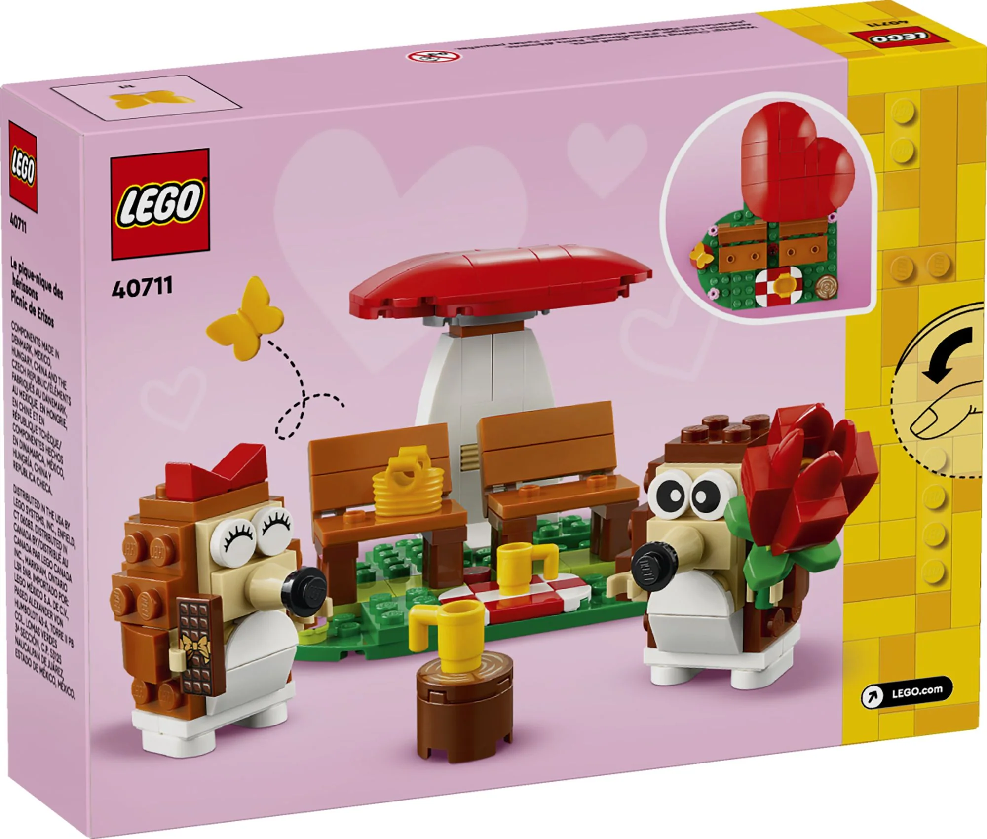 LEGO LEL Seasons Hedgehog Picnic Date 40711 - Image 7