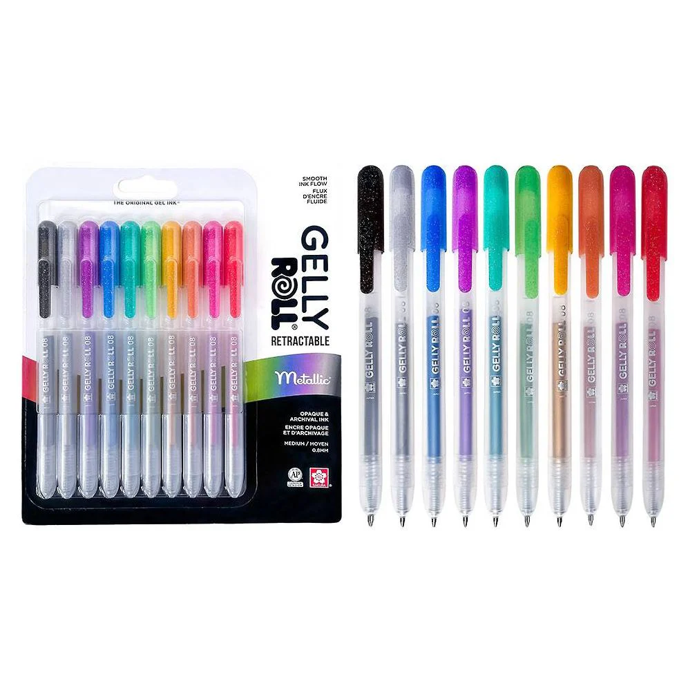Sakura Gelly Roll Retractable - Metallic - 10 pack - Image 4